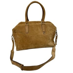 Banana Republic Tan Suede Large Duffle Bag